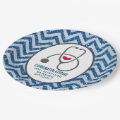 Du hast das Stethoskop der Krankenschule überlebt Pappteller (Schrägansicht)