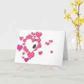 "DU HAST DEINE MARKE AUF MIR VERLASSEN" KARTE (Gelbe Blume)