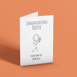 Du hast den Chemo-Bell geknallt Karte