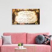 Du hast den Herrn, deinen Gott, durch Schnell Lieb Leinwanddruck (Insitu (Wohnzimmer))