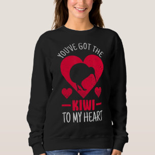 Du hast den Kiwi für einen Kiwi zu meinem Herzpun Sweatshirt