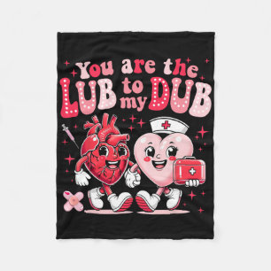 Du hast die Freude an meinem Dub Cvicu Nurse Valen Fleecedecke