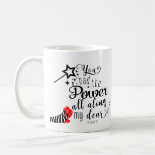 DU HAST DIE MACHT DIE GANZE ZEIT SCHON Oz Stab Cus Kaffeetasse