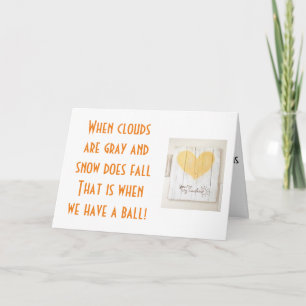 DU HAST DIE NAUGHTY LISTE GEMACHT? MEHR SPASS FÜR  FEIERTAGSKARTE