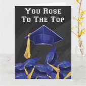 Du hast die Rose nach oben Karte (Gelbe Blume)