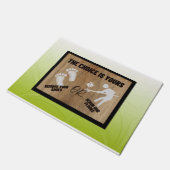 Du hast die Wahl! Fußmatte (Schrägansicht)