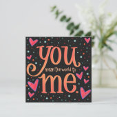 Du hast die Welt zu mir Gemein Ehemann (Stehend Vorderseite)