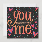 Du hast die Welt zu mir Gemein Ehemann (Vorderseite)