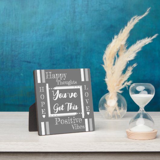 Du hast diese Ermutigung grau got Fotoplatte (InSitu)