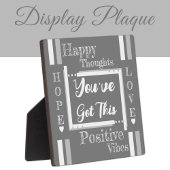 Du hast diese Ermutigung grau got Fotoplatte