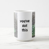 Du hast diese grüne Ginko-Leaf-Wassertropfen got Kaffeetasse (Mittel)