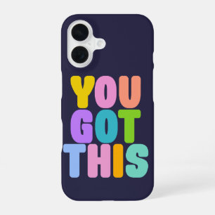 Du hast diese süße farbenfrohe inspirierende Zitat iPhone 16 Hülle