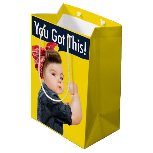 Du hast dieses Baby Got Mittlere Geschenktüte (Rückseite Schrägansicht)