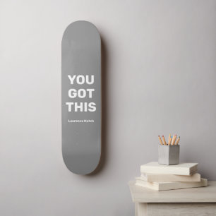 Du hast dieses Coole Lichtgrau Got   INDIVIDUELLE  Skateboard
