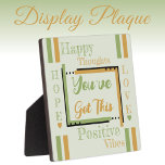Du hast dieses Ermutigungsgold grün got Fotoplatte<br><div class="desc">Kleine quadratische Plakette / 5.25 x 5.25 mit Easel Ermutigung,  positive Vibes Plaque Geschenkidee. Ein Geschenk für jemanden,  den Sie interessieren,  der vielleicht eine kleine tägliche Erinnerung benötigt,  die sie durch alles durchkommen kann,  was sie beunruhigt. Es gibt immer Hoffnung und Liebe. Grün und Gold.</div>