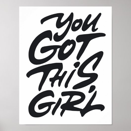 Du hast dieses Mädchen got Poster (Vorne)