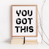 Du hast dieses Poster got