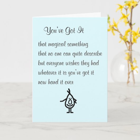 Du hast dir das Gedicht Got Karte (Gelbe Blume)