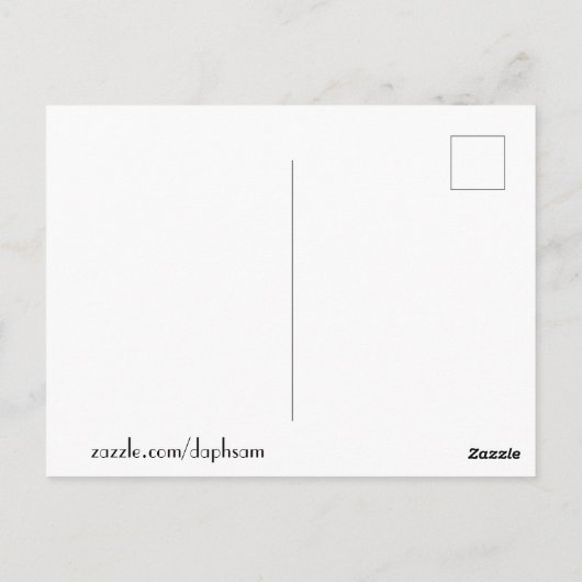 Du hast dir die Hände gewaschen?! Farbige französi Postkarte (Rückseite)