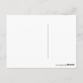 Du hast dir wegen Schwarz-weiß nichts Sorgen zu ma Postkarte (Rückseite)