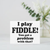 Du hast ein Problem damit Got, Postkarte (Stehend Vorderseite)