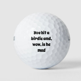 Du hast eine Birdie getroffen Golfball