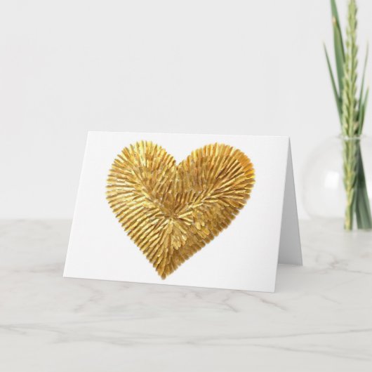 Du hast eine Goldgrußkarte Karte (Vorderseite)