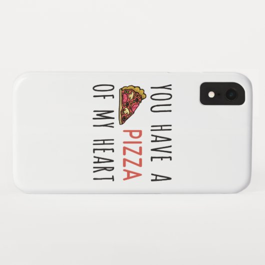 Du hast eine Pizza im Herzen Case-Mate iPhone Hülle (Rückseite (Horizontal))