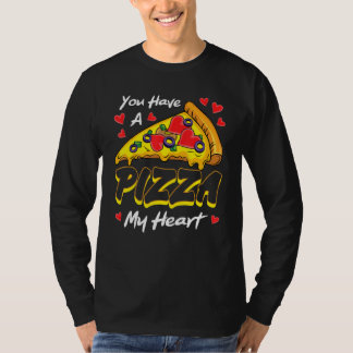 Du Hast Eine Pizza Meines Herzens Valentinstag Cut T-Shirt