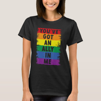 Du hast einen Verbündeten in mir LGBT Stolz T-Shirt