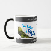 Du hast einen Vogel - albern übersetztes deutsches Verwandlungstasse (Links)