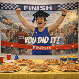 Du hast es geschafft! Abschluss am Ziel Customizab Banner