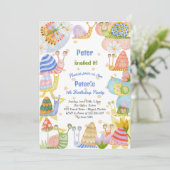 Du hast es geschnappt! Aquarellnuss Geburtstag Einladung (Stehend Vorderseite)