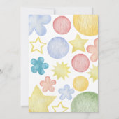 Du hast es geschnappt! Aquarellnuss Geburtstag Einladung (Rückseite)