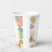 Du hast es geschnappt! Aquarellnuss Geburtstag Pappbecher (Rechts)