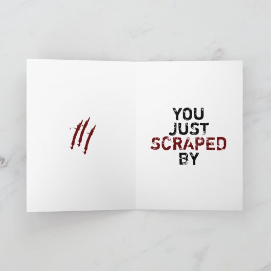 DU HAST ES GETAN! KARTE (Innenseite)