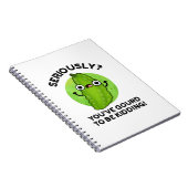 Du hast es gut gehabt, einen lustigen Veggie Pun z Notizblock (Rechte Seite)