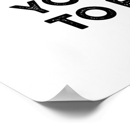 Du hast es gut gehabt, einen lustigen Veggie Pun z Poster (Ecke)