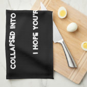 Du hast es zusammengebrochen! Quantenphysik-Spaß Handtuch (Viertel Falte)