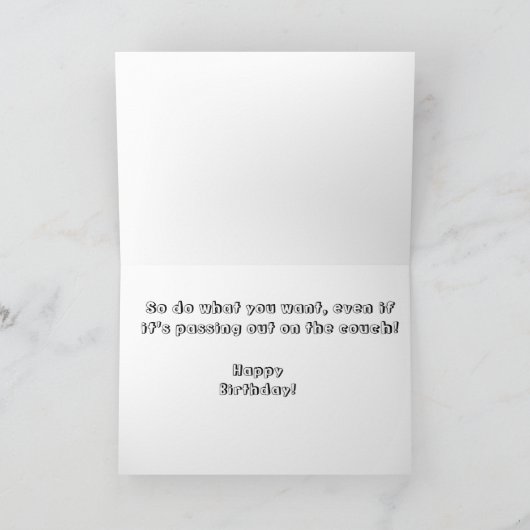 Du hast Geburtstag... Karte (Innenseite)