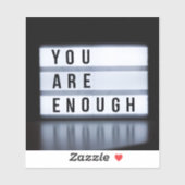 Du hast genug aufkleber (Blatt)