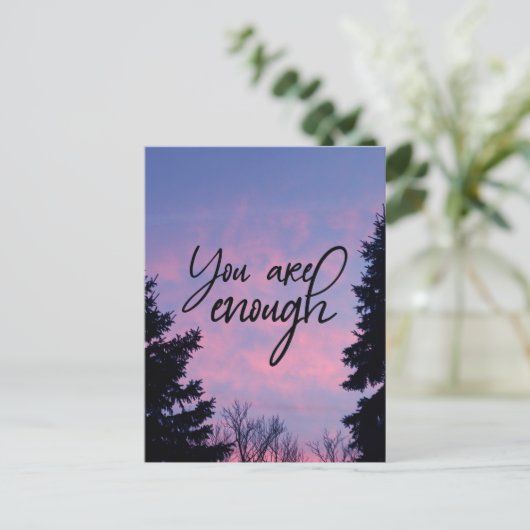 Du hast genug postkarte (Stehend Vorderseite)