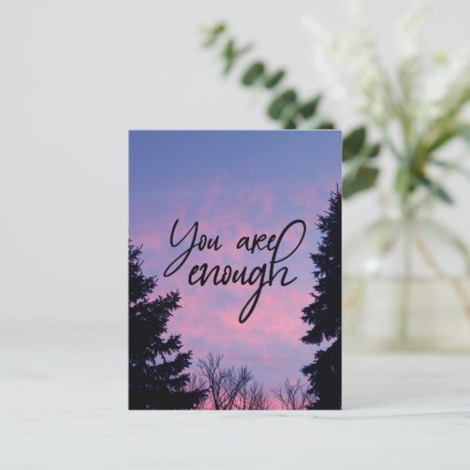 Du hast genug postkarte (Stehend Vorderseite)