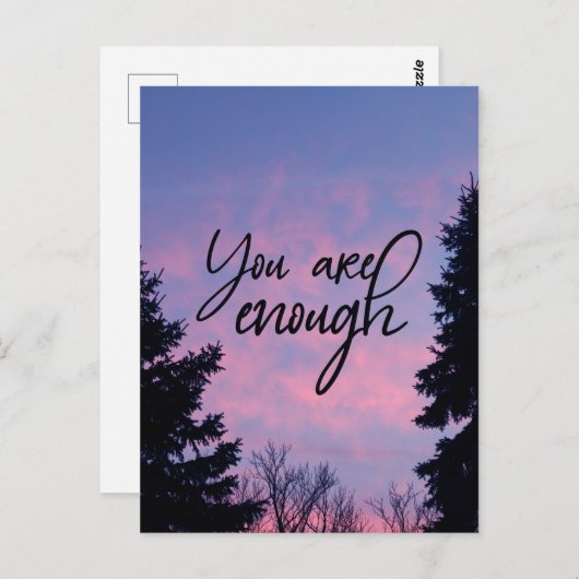 Du hast genug postkarte (Vorne/Hinten)