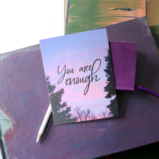 Du hast genug postkarte