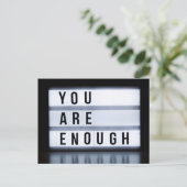 Du hast genug postkarte (Stehend Vorderseite)