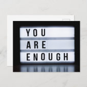 Du hast genug postkarte (Vorne/Hinten)