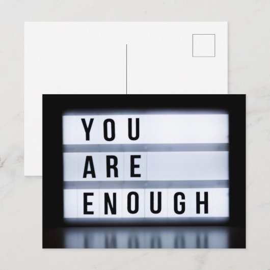 Du hast genug postkarte (Vorne/Hinten)