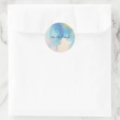 Du hast genug runder aufkleber (Tasche)