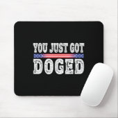 Du hast gerade Doged Funny Got z.B.e Dept Gov Effi Mousepad (Mit Mouse)